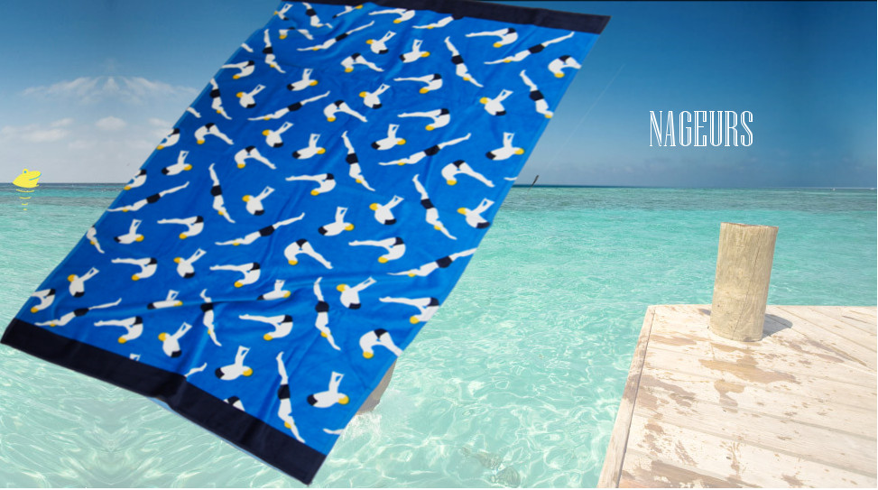 SERVIETTE «Nageurs»